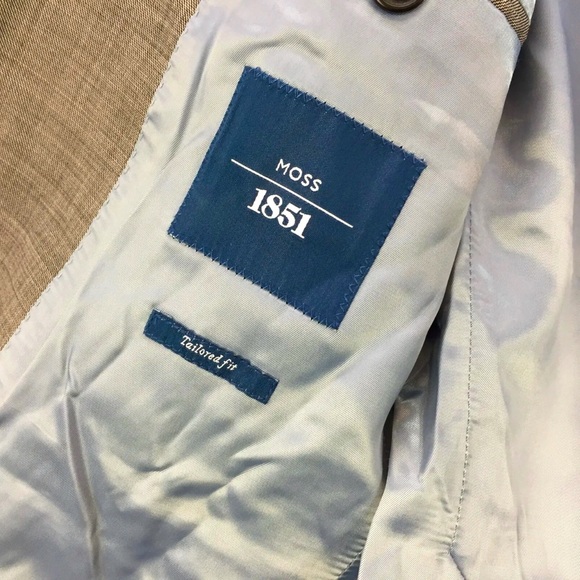 Beautiful Moss 1851 Grey Wool Tailored 2 Piece Suit - Picture 5 of 10